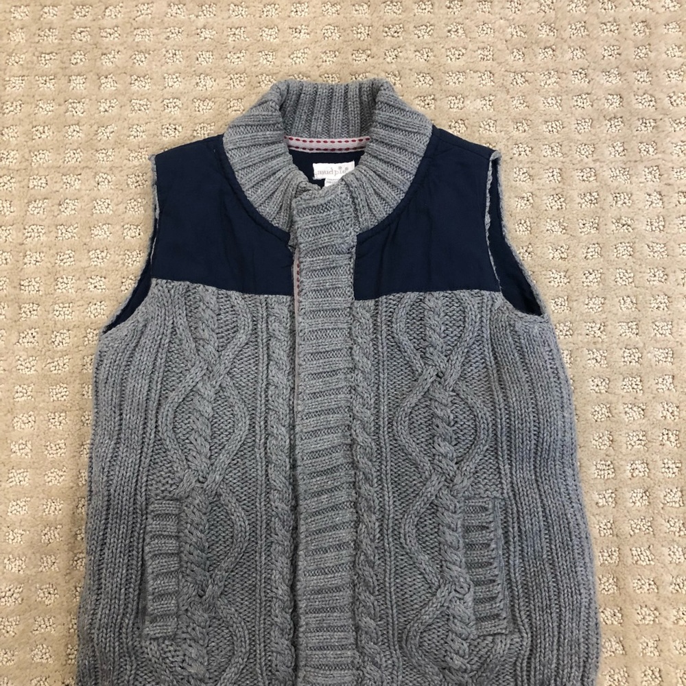 Mud Pie Cable Knit Vest